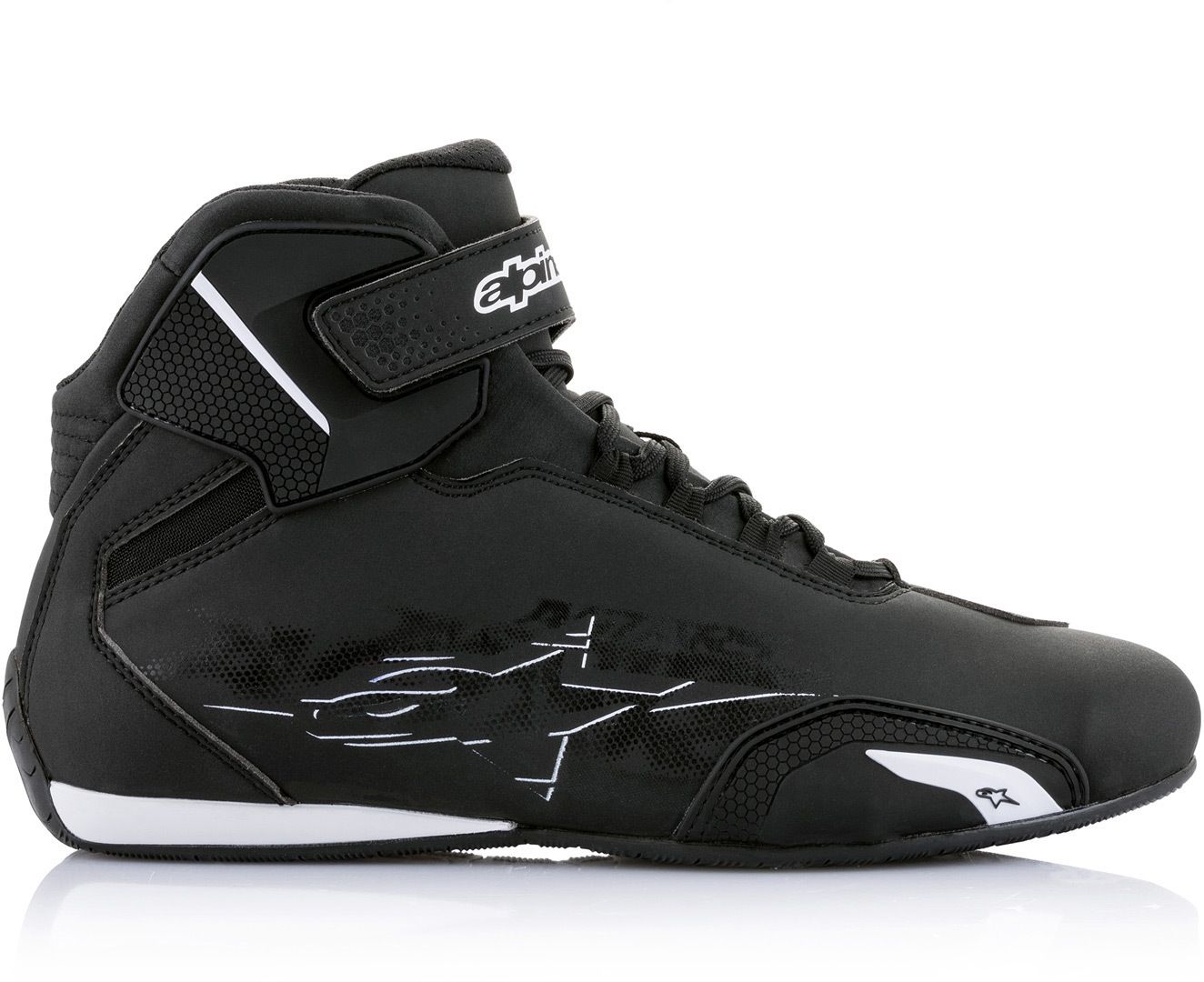 Alpinestars Sektor Black/White Shoes: Delivery in 10 Days